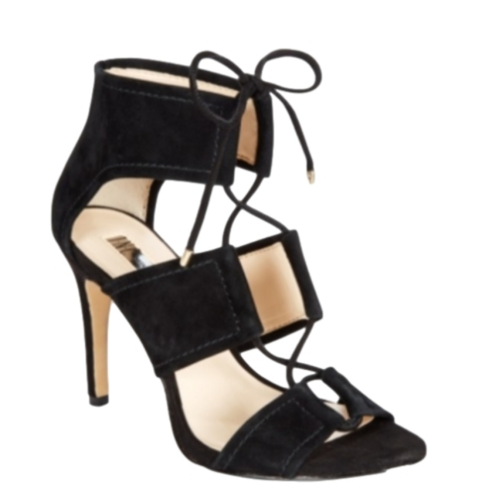 Inc International Concepts Ritaa Suede Lace-Up Sandals Size 9 1/2